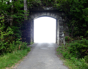 Archway pathway to light