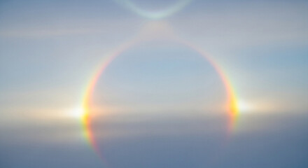 A breathtaking display of natural light creates a vibrant spectacle, illuminating the sky with a radiant glow, evoking a sense of wonder and tranquility in the vast expanse.