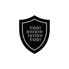 Shield with binary code security protection