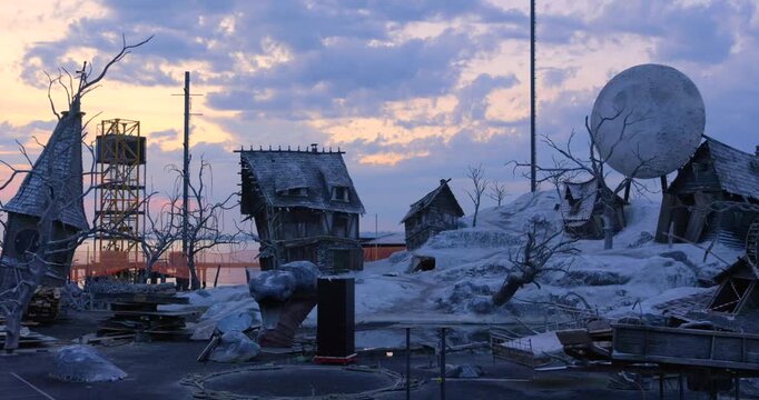 B&uuml;hnenbild der Oper Freisch&uuml;tz, Freilichtb&uuml;hne in Bregenz, Bodensee, Vorarlberg, &Ouml;sterreich