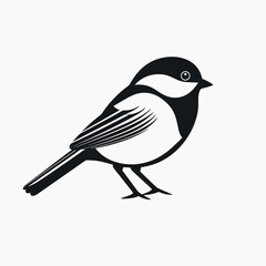 Obraz premium Striking graphic of a bird with clean lines forms bold silhouette