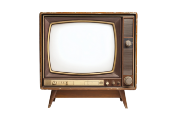 Vintage retro television set showcasing classic design and nostalgia, highlighting craftsmanship from an earlier era with gigapixel clarity