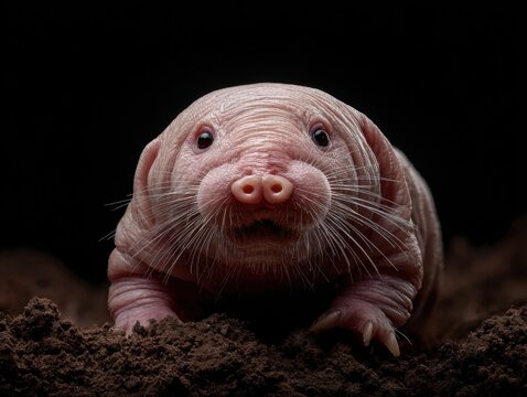 A naked mole rat is the subject of a fascinating science portrait