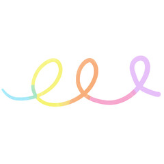 Colorful Zigzag Line