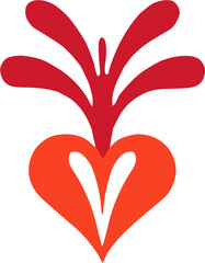 Red Radish Vegetable Organic Farm Logo