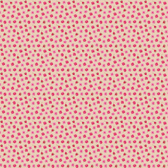 Dancing pink floral pattern that evokes joy and light heartedness with a soft beige background and