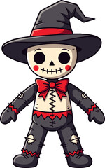 Halloween Voodoo Doll Witch Costume Character