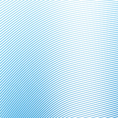 Blue stripes curve line background abstract vector design elegant wave striped pattern