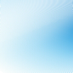 Blue stripes curve line background abstract vector design elegant wave striped pattern