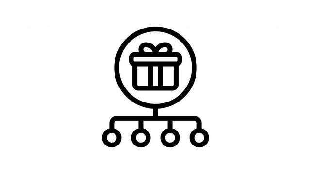 loyalty program minimalist stroke animation