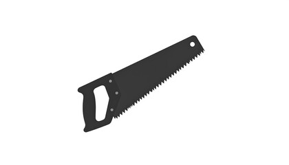 Simple illustration of a hand saw