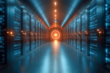 Fototapeta premium Data Center Computer Internet Information Technology