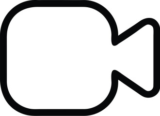Video Call Icon Silhouette communication symbol