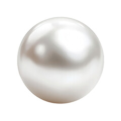 White Pearl on Transparent Background