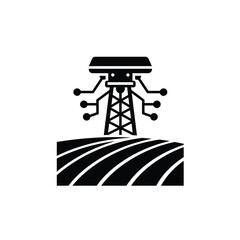 Smart agriculture tower with connected sensors technology