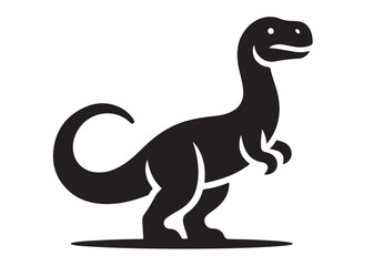 dinosaur logo silhouette vector, dinosaur logo vector silhouette illustration, tyrannosaurus rex silhouette logo vector, powerful predator dinosaur logo silhouette vector on white background.