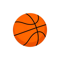 Fototapeta premium Classic orange basketball with textured surface transparent png transparent background