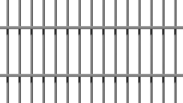 Gitter einer Gef&auml;ngniszelle