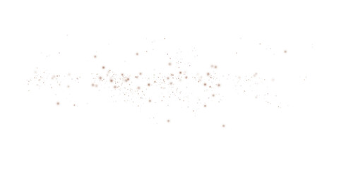 Chocolate Brown Dust Burst with Glowing Light and Magical Flare on Transparent Background for Luxury Celebration and Festive Effects