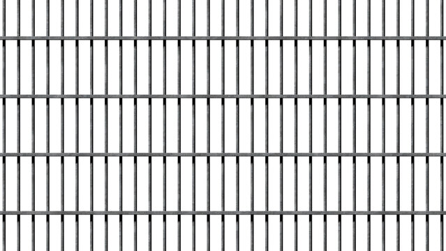 Gitter einer Gef&auml;ngniszelle