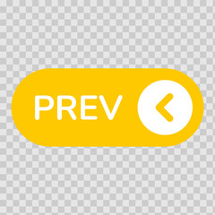 Previous and Next navigation buttons. Prev, next. Web page button for move to the next and previous item. Web buttons with arrow for web site and user interface . Web design elements