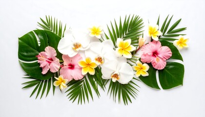 Obraz premium Tropical flower arrangement