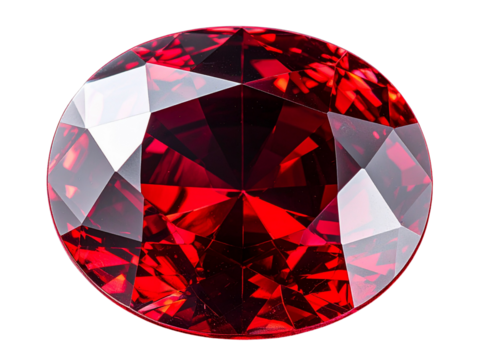 red diamond on white background