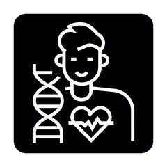 Personalized medicine color flat icon. Sign for web page, mobile app,