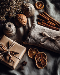 Eco-Friendly Christmas Gift Wrapping with Natural Materials