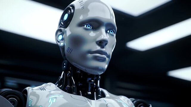 Humanoid Robot with 3D Printing Hologram Display