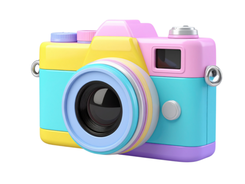 compact digital camera vector illustration