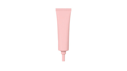 Simple Minimalist Pink Ointment Cream Tube Container for Beauty Product