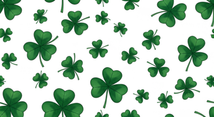 Cloverfield Symphony Green Shamrocks Amidst Midnight