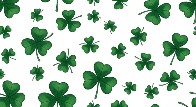 Cloverfield Symphony Green Shamrocks Amidst Midnight