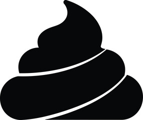 Funny cartoon poop emoji icon vector illustration vector