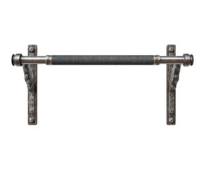 Industrial-style wall-mounted bar with textured grip