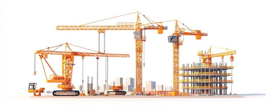 タワークレーン」の写真素材 | 320,344件の無料イラスト画像