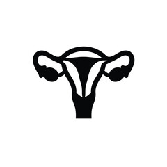 Female reproductive system organ icon anatomy