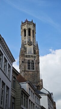 Vertical Travel Photography of Bruges, Belgium &ndash; Medieval Canals, Architecture and Landmarks