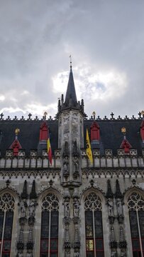 Vertical Travel Photography of Bruges, Belgium &ndash; Medieval Canals, Architecture and Landmarks