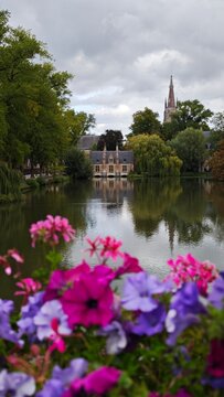 Vertical Travel Photography of Bruges, Belgium &ndash; Medieval Canals, Architecture and Landmarks