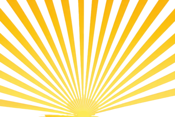 Abstract Sunburst Design with Yellow Rays on Black Background