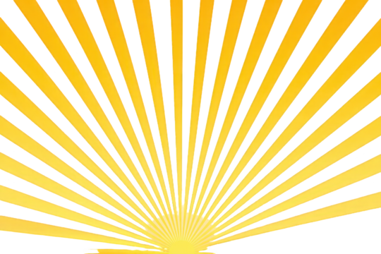 Abstract Sunburst Design with Yellow Rays on Black Background