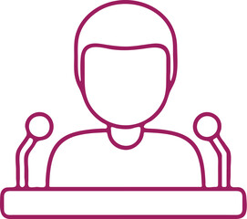 Speaker icon simple icon. Vector ICON all icon Viktor 