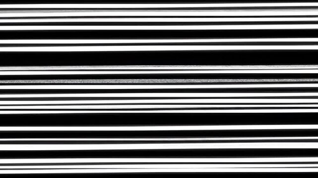 Abstract Horizontal Black and White Lines Pattern Background with Geometric Texture Minimalist Design Art and Graphics Monochrome Wallpaper