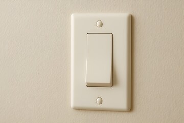 light switch on a wall