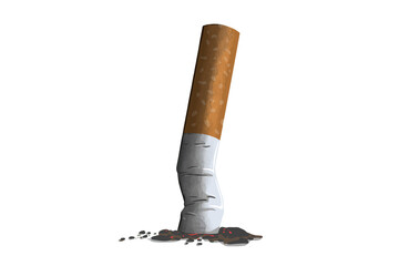 cigarette On Surface