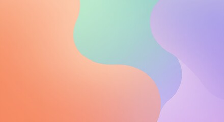 Abstract design background with smooth gradients and pastel colors for modern graphic layouts