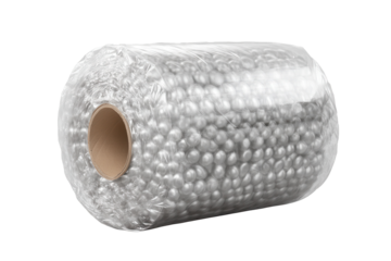 Bubble wrap roll for protective packaging in shipping and storage environments, ideal for fragile items and preventing damage during transport