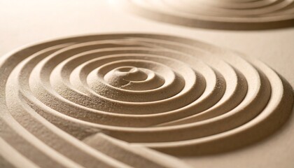 Sand art spirals.  Abstract design